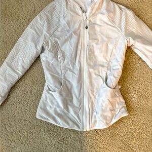 Lulu white reversible define jacket
